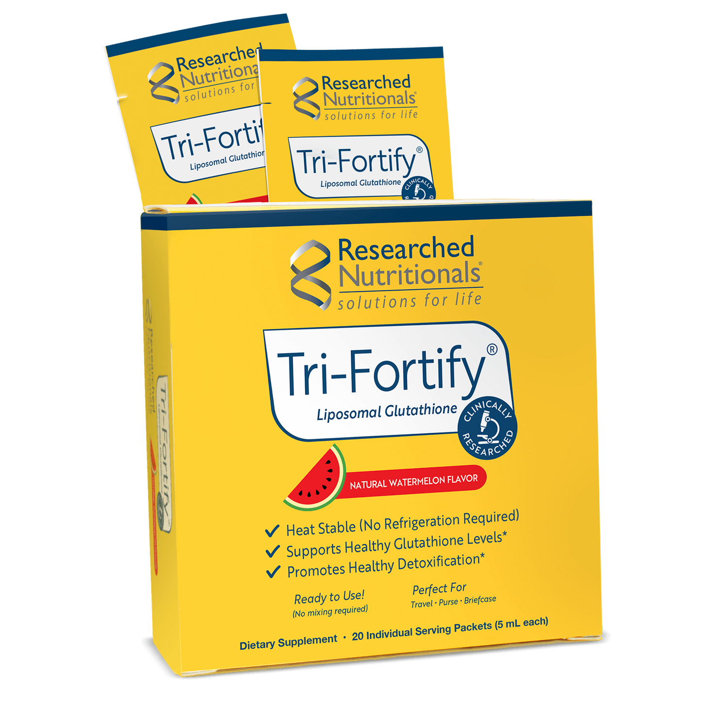 Tri-Fortify Watermelon Travel Packs by Research Nutritionals
