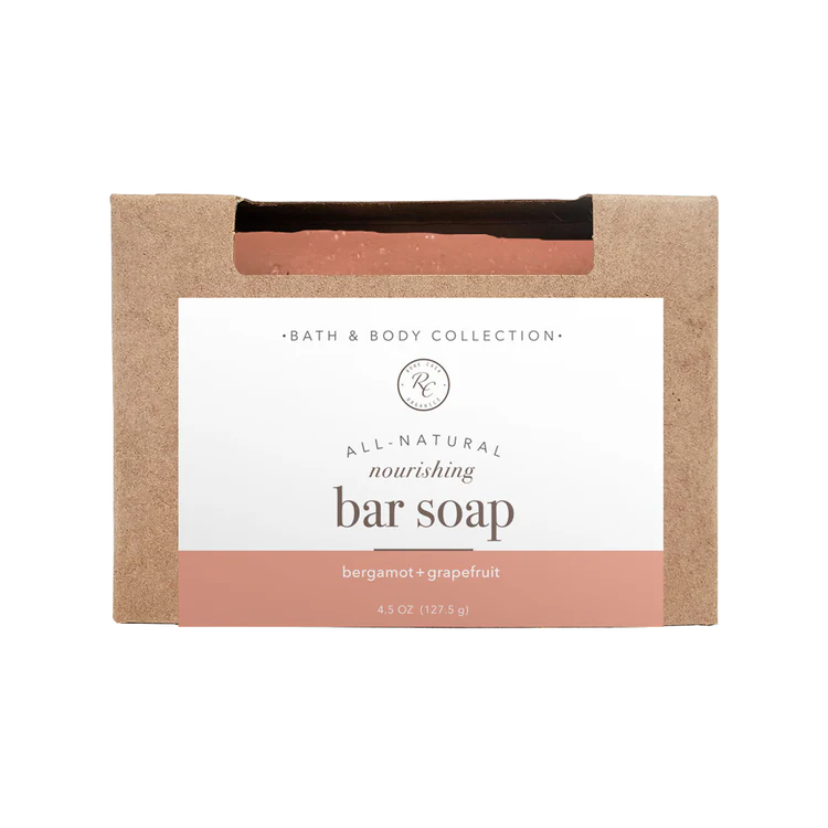 Bergamot + Grapefruit Bar Soap by Rowe Casa Organics