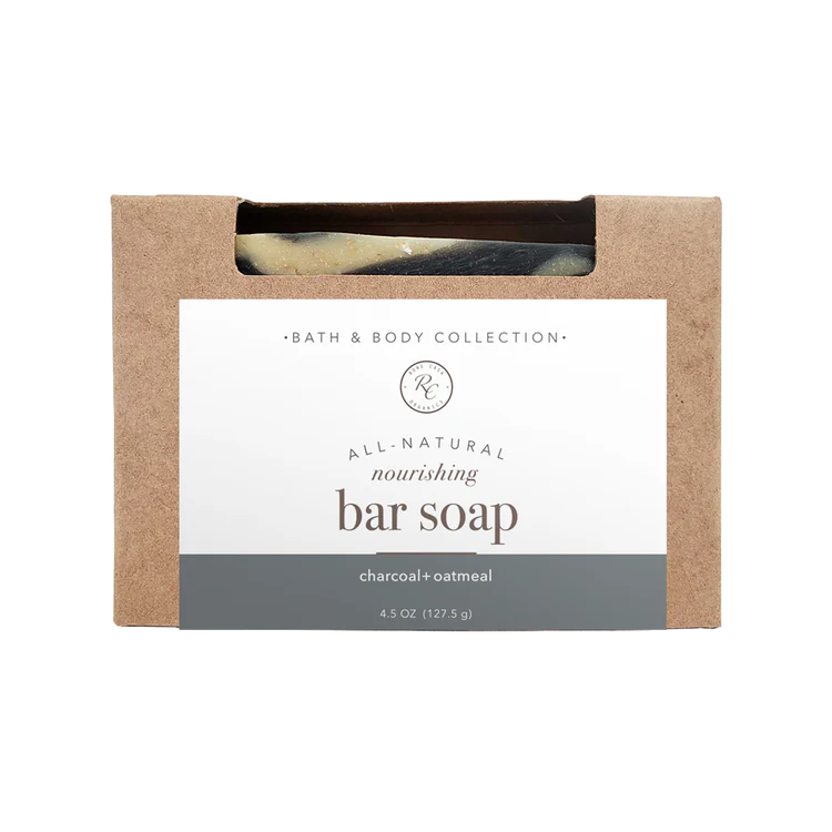 Charcoal + Oatmeal Bar Soap by Rowe Casa Organics