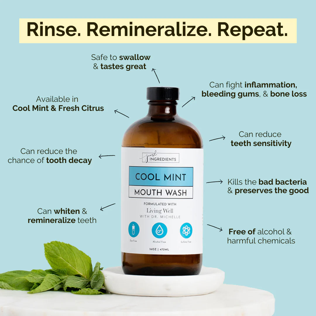Just Ingredients Mouthwash - Cool Mint