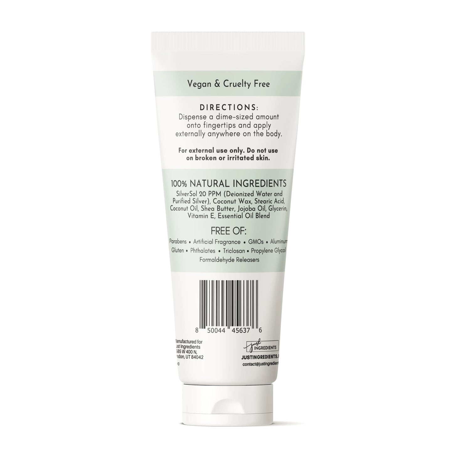 Just Ingredients 3.4oz Body Lotion - Eucalyptus Mint