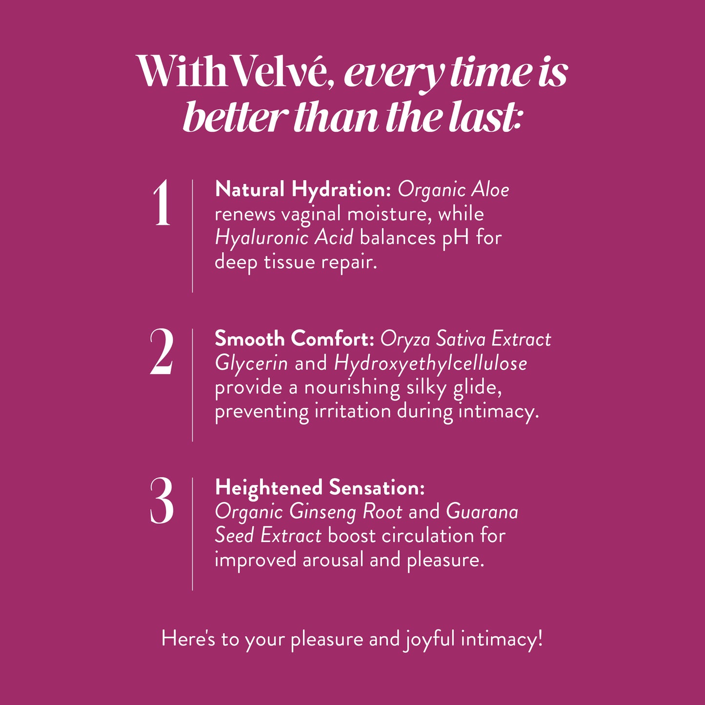 Velve Personal Lubricant