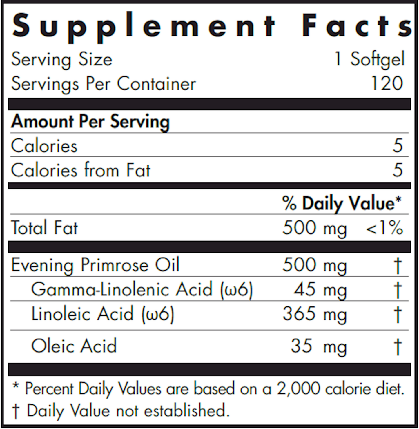 Evening Primrose Oil