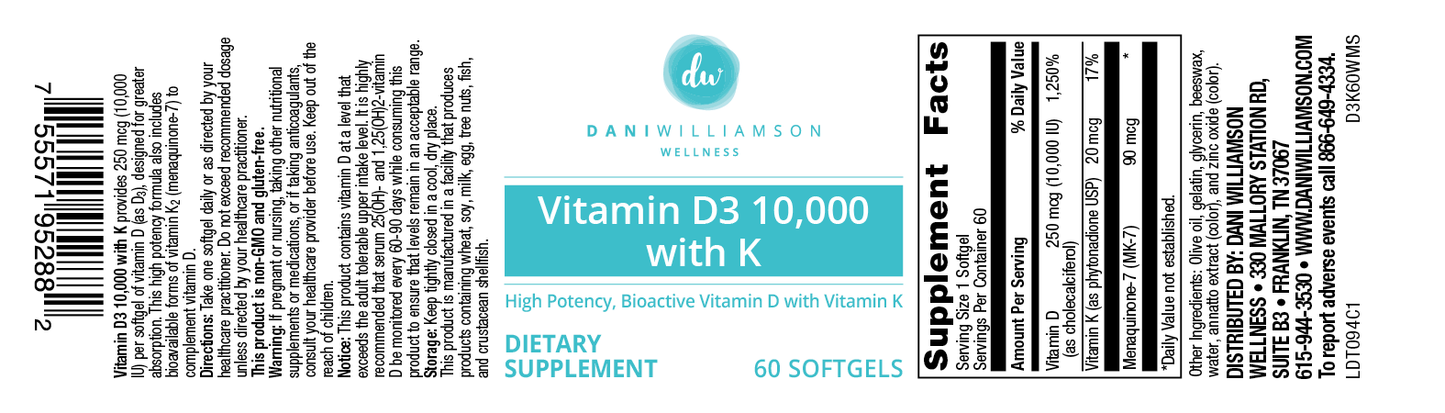 Vitamin D3K2 10,000