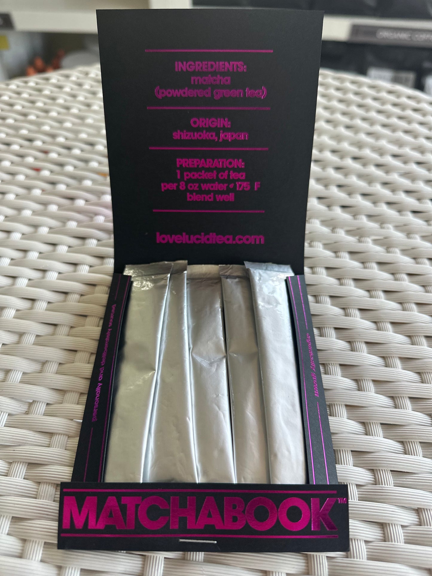 LUCID - Matchabook Tea Packets