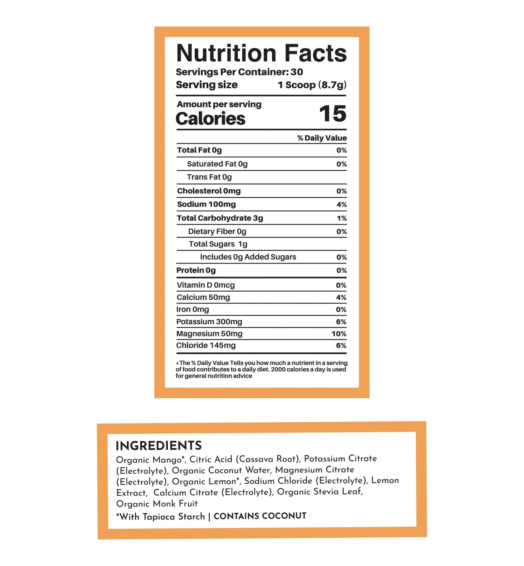 Just Ingredients Electrolyte