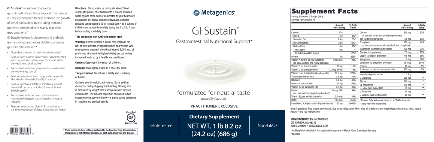 GI Sustain Shake