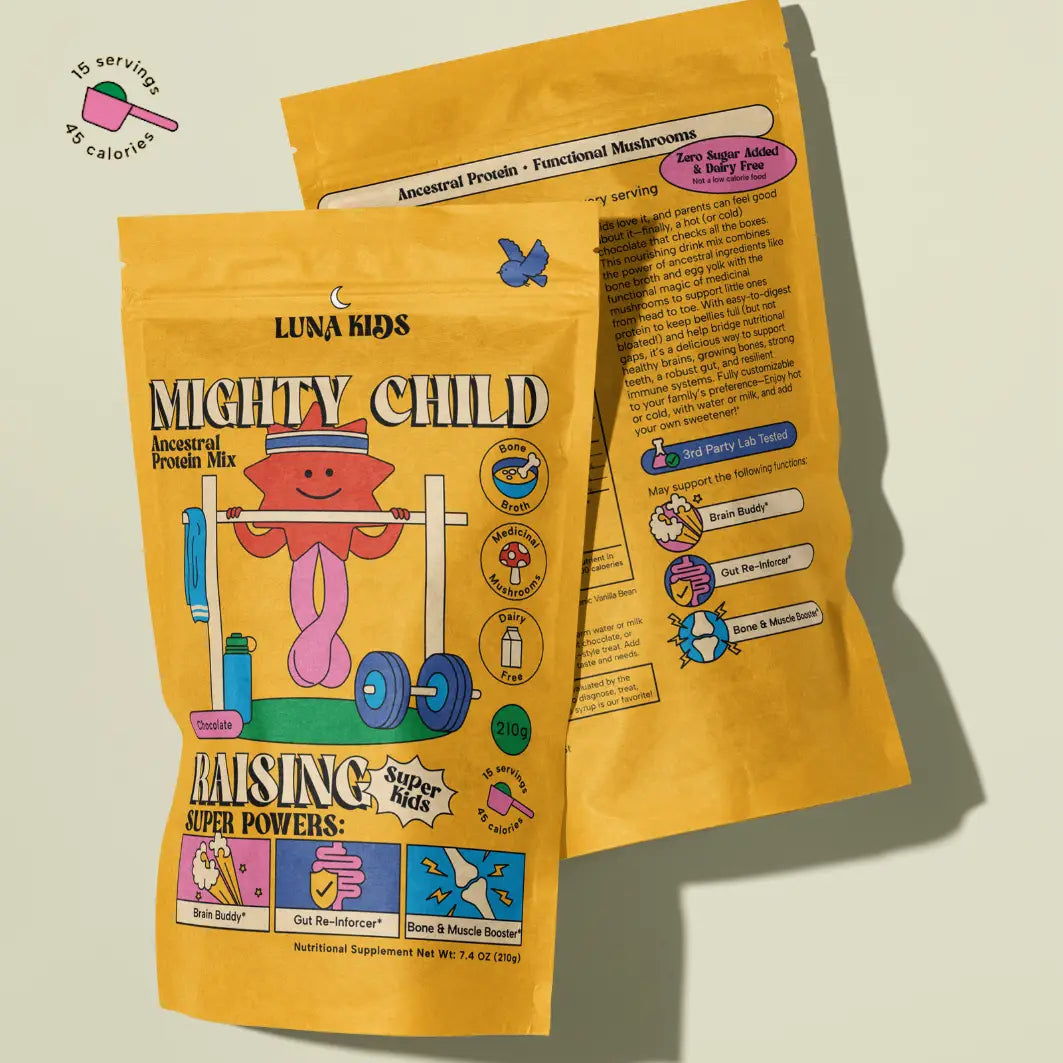 Mighty Child: Ancestral Protein Chocolate Mix by SUBLUNA KIDS