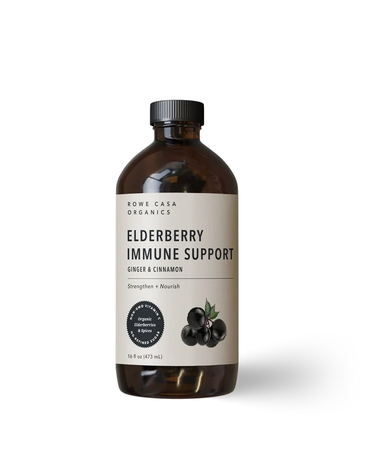 Ginger & Cinnamon Elderberry Immune Support by Rowe Casa Organics
