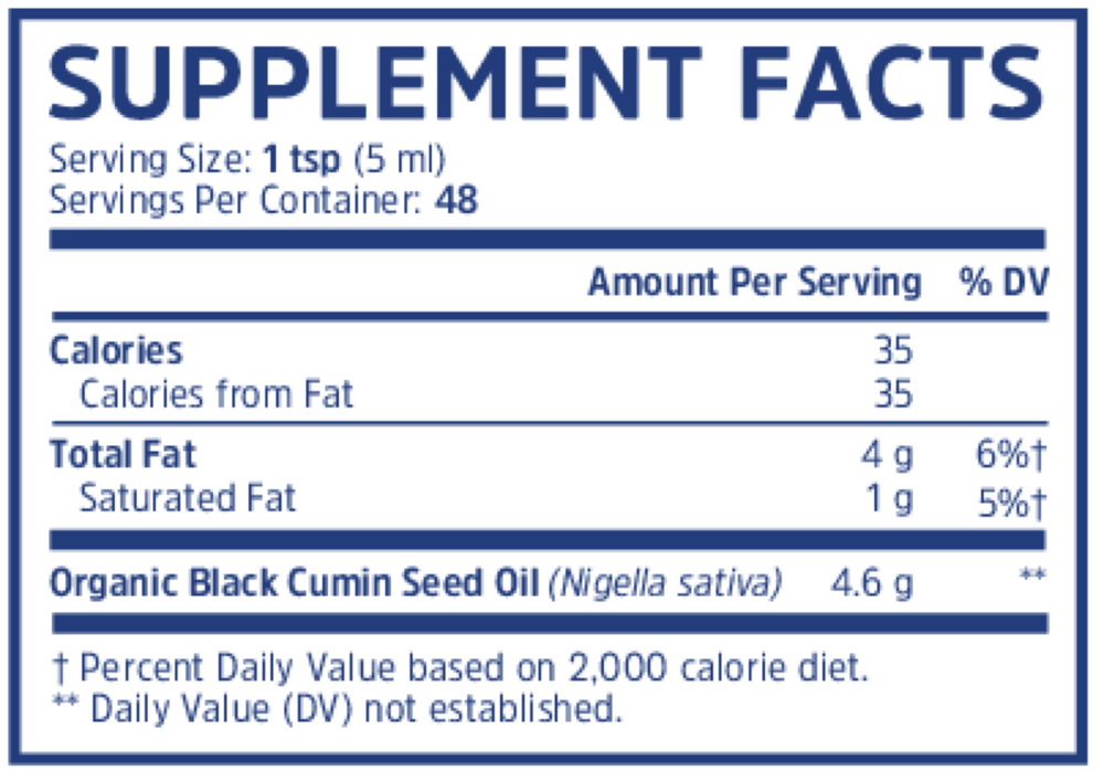 Black Cumin Seed Oil