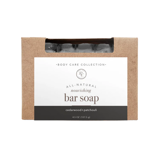 Cedarwood + Patchouli Bar Soap by Rowe Casa Organics