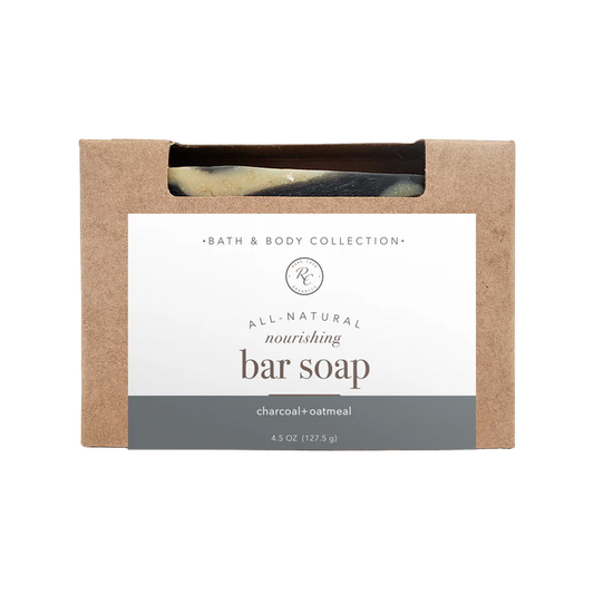 Charcoal + Oatmeal Bar Soap by Rowe Casa Organics