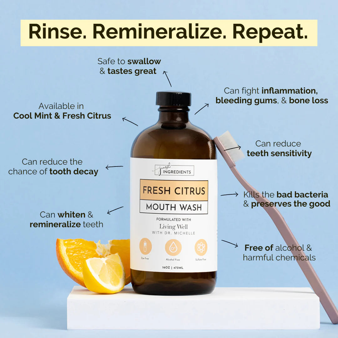 Just Ingredients Mouthwash - Sweet Citrus