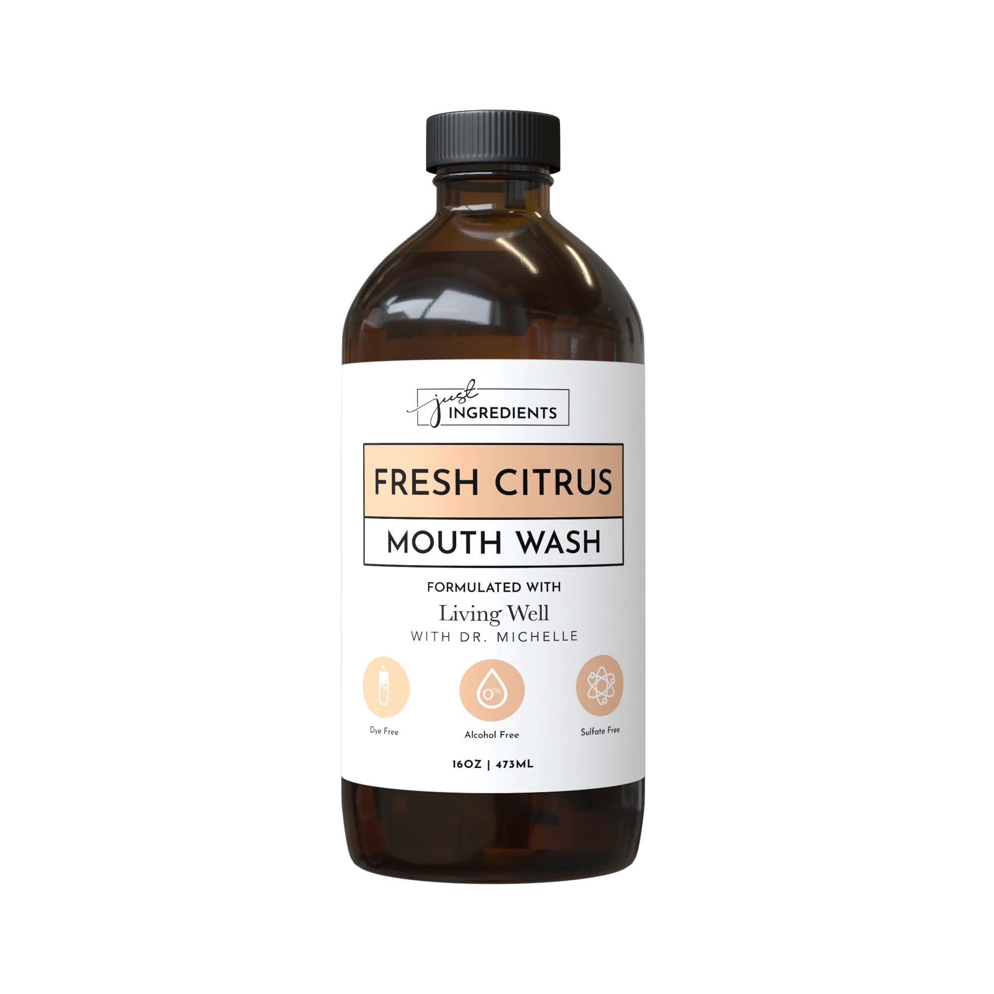 Just Ingredients Mouthwash - Sweet Citrus