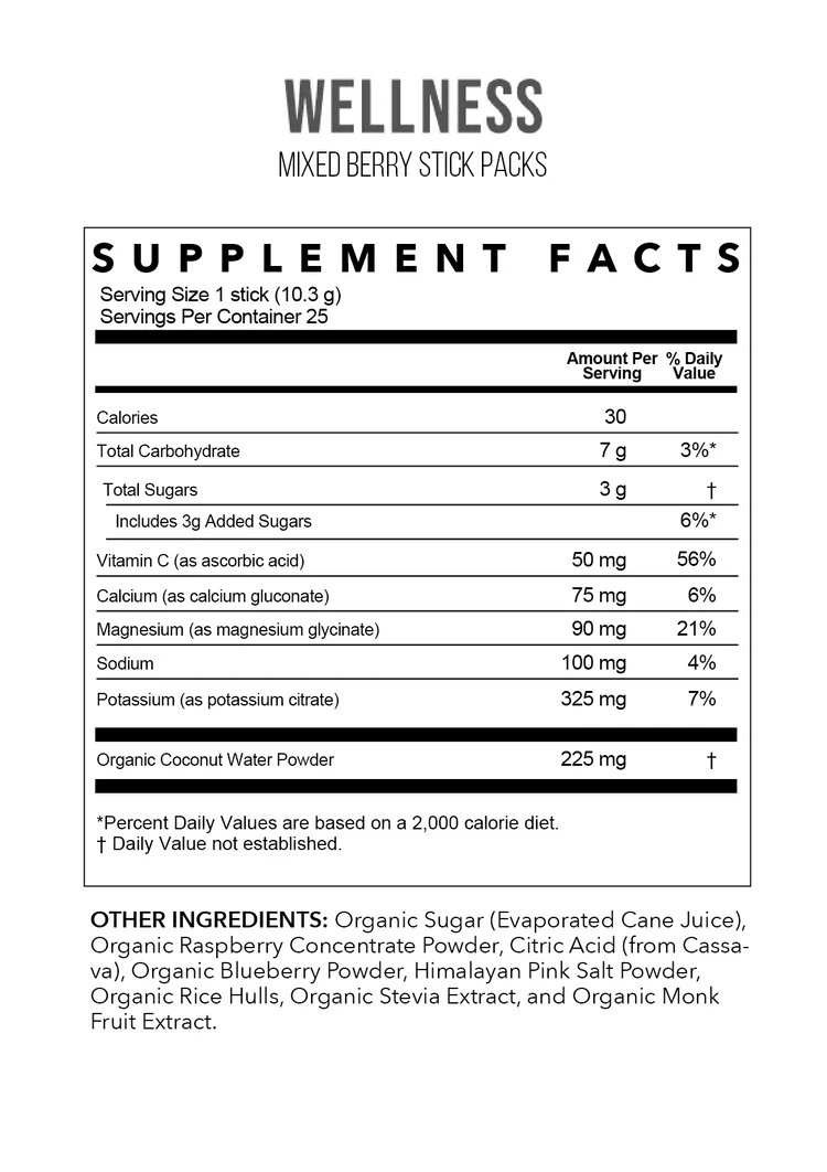 Mixed Berry Electrolyte Singles by Rowe Casa Organics