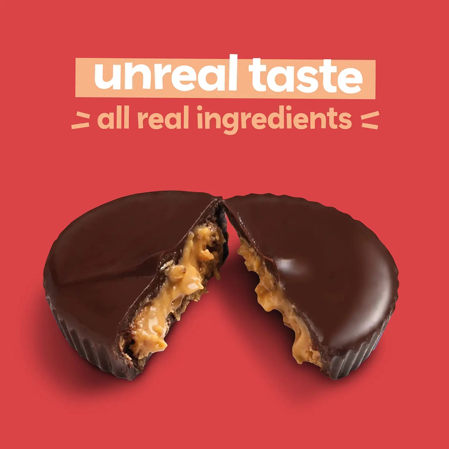 UNREAL - Dark Chocolate Peanut Butter Cups  Lg Bag