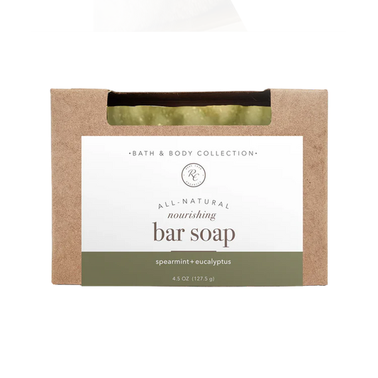 Spearmint + Eucalyptus Bar Soap by Rowe Casa Organics