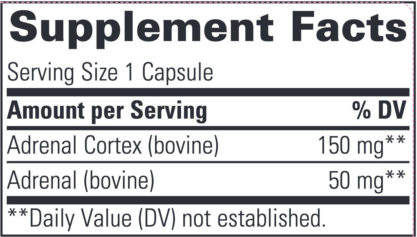 Adrenal Cortex Fractions Wild & Well A Wellness Emporium
